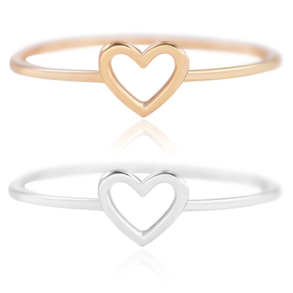 ⭐️️HOST PICK⭐️️Gold/ silver heart ring - Picture 4 of 4